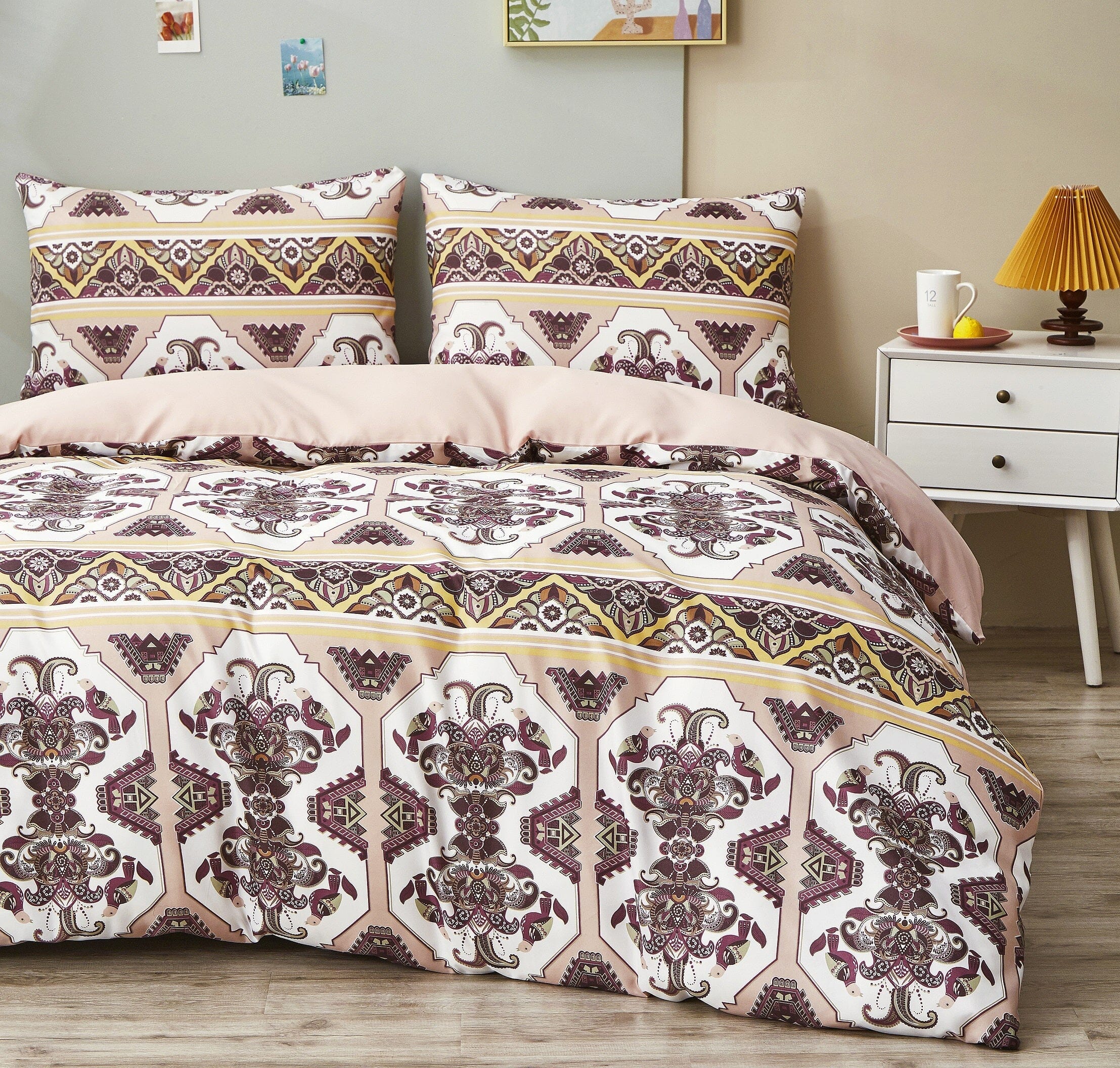 Majestic Oriental Kilim Duvet Cover Set – Royal Persian Design