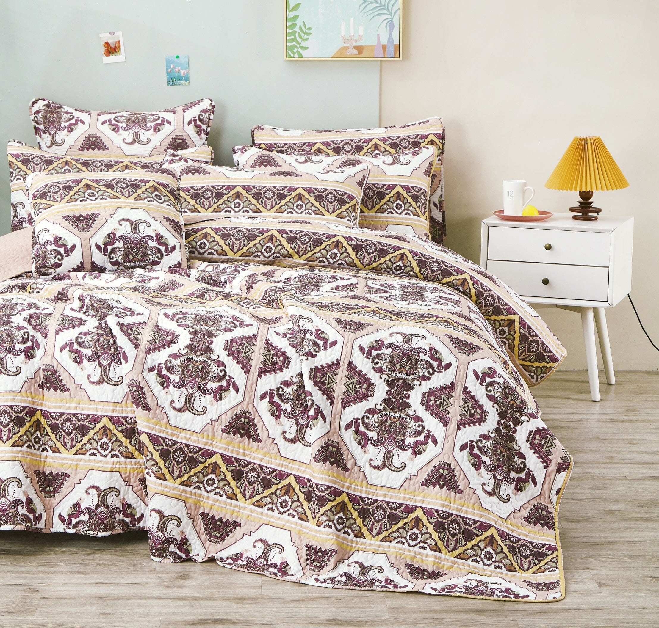 Majestic Oriental Kilim Bedspread Set – Royal Persian Design