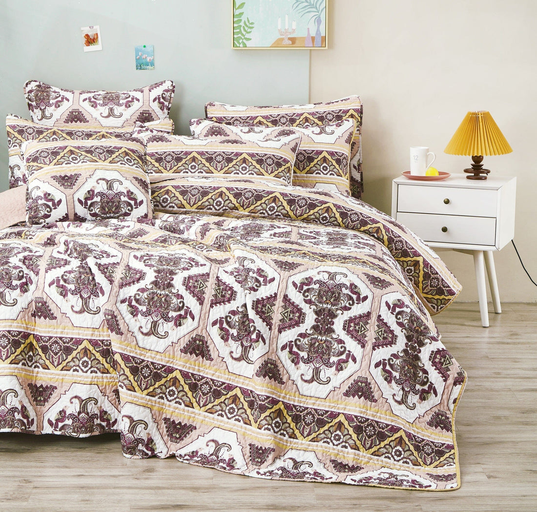 Majestic Oriental Kilim Bedspread Set – Royal Persian Design
