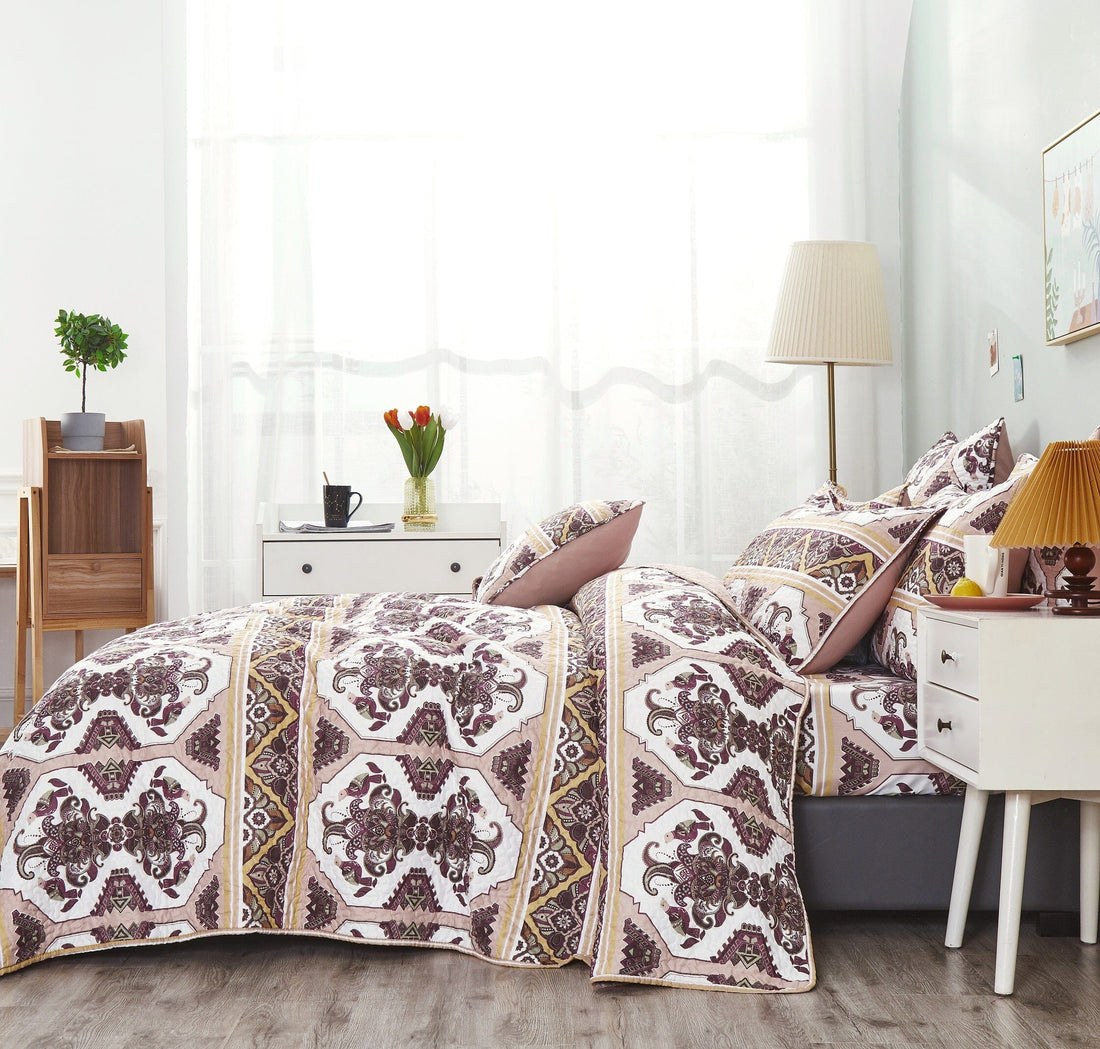 Majestic Oriental Kilim Bedspread Set – Royal Persian Design