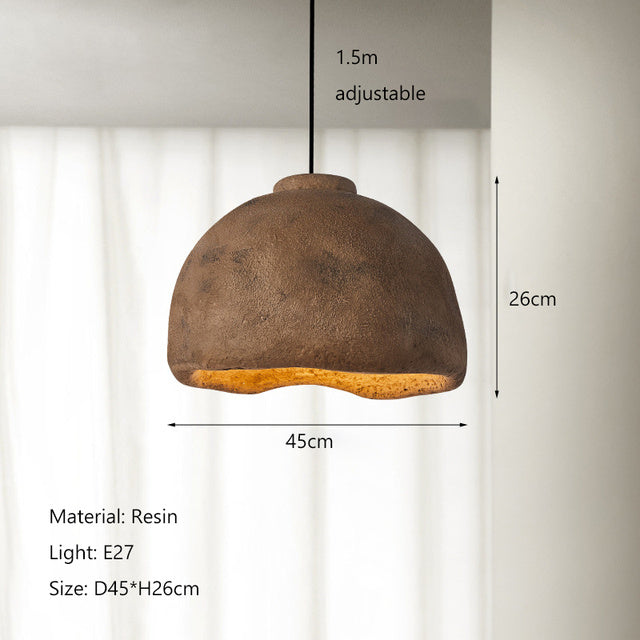 Japanese Style Chandelier – Modern Simple Bedroom & Study Lamp