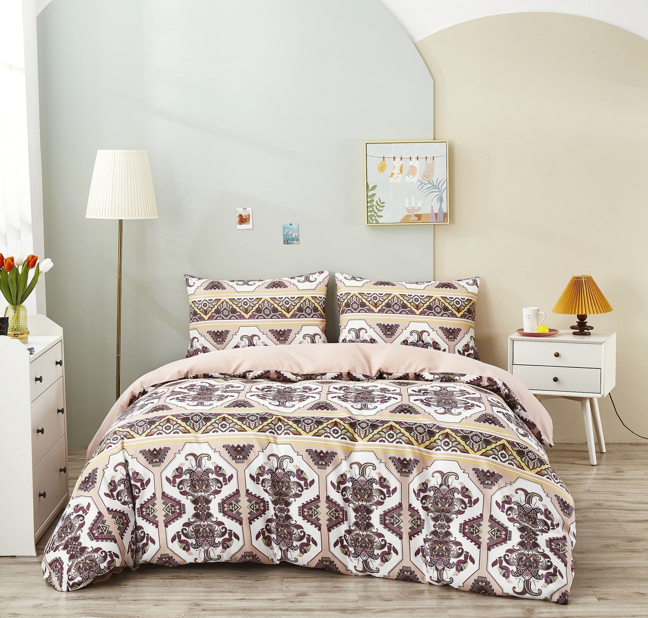 Majestic Oriental Kilim Duvet Cover Set – Royal Persian Design