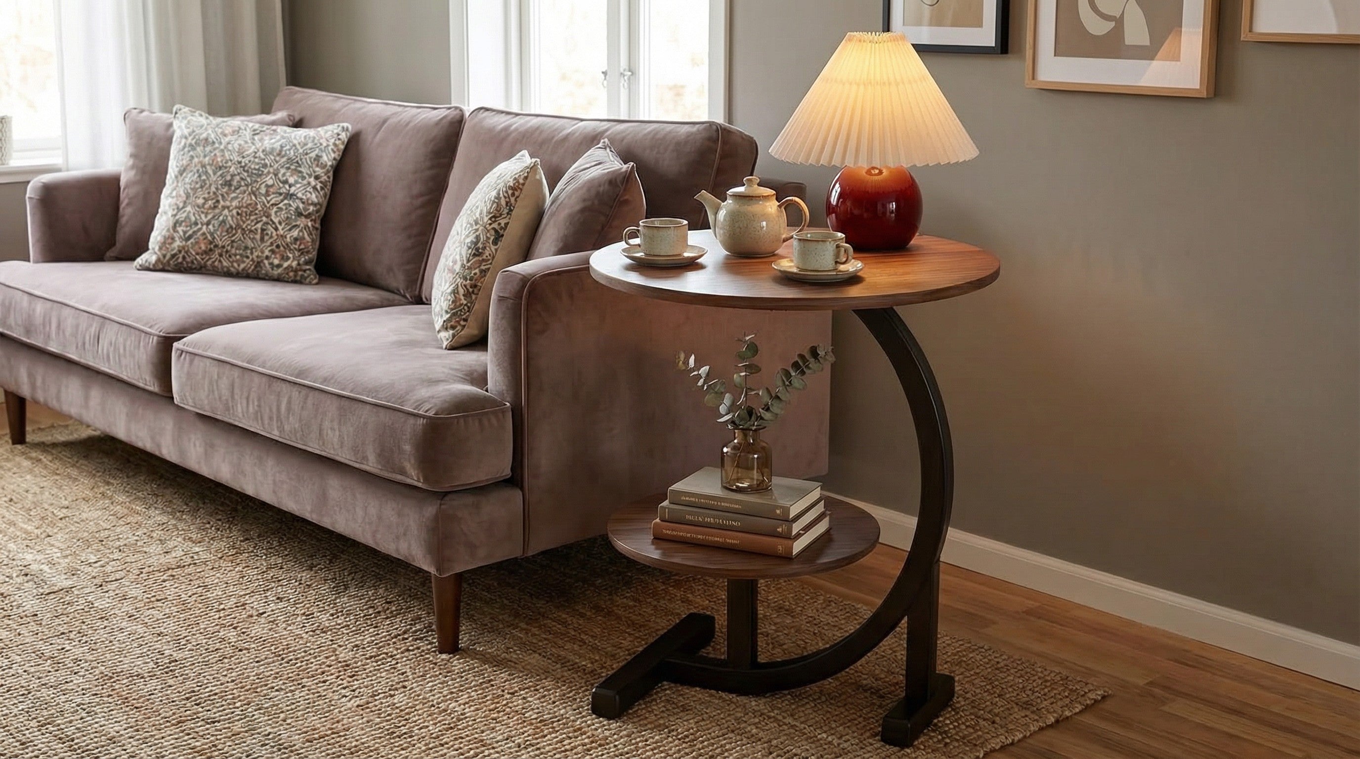 Modern Side Table – Round, C-Shape & Petal Designs