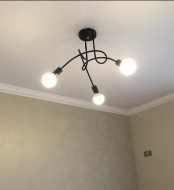 Minimalist Iron Tube Ceiling Lamp – Creative Chandelier