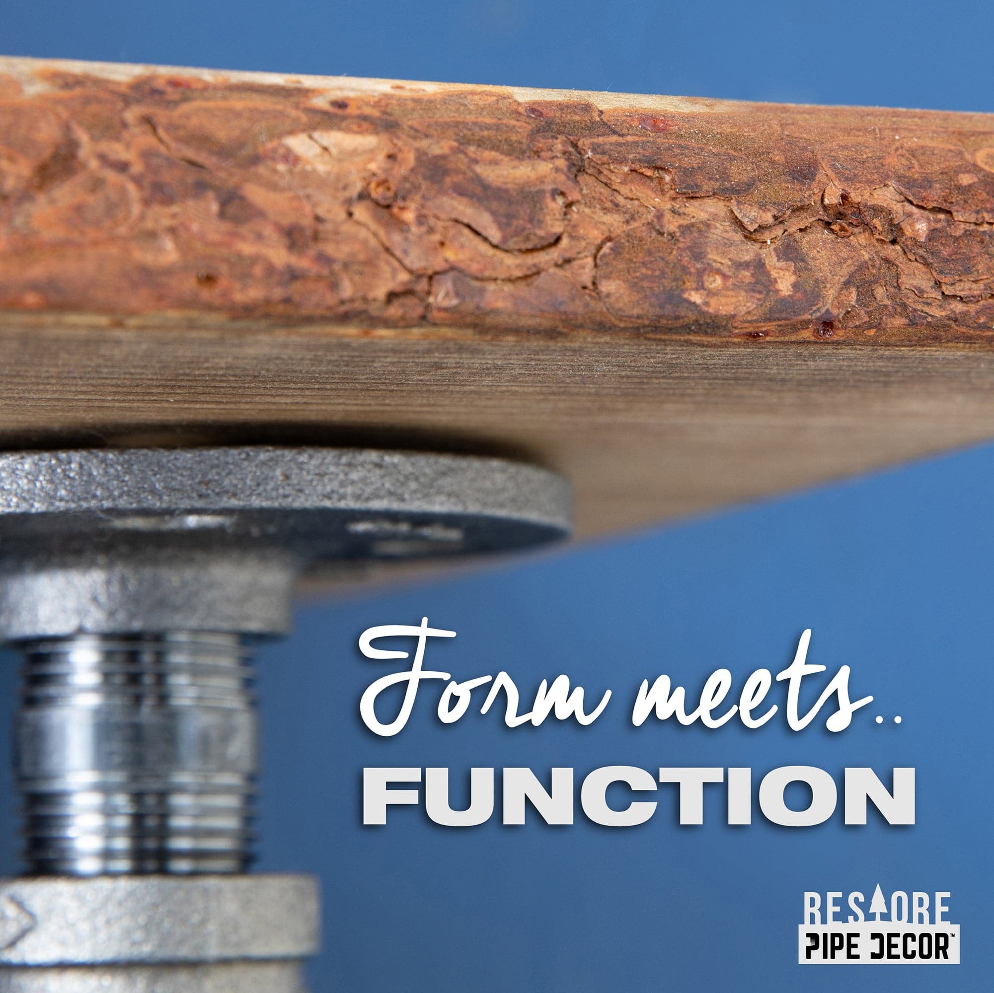 36” Sunset Cedar Live Edge Wood Shelf – L-Brackets (2-Pack)