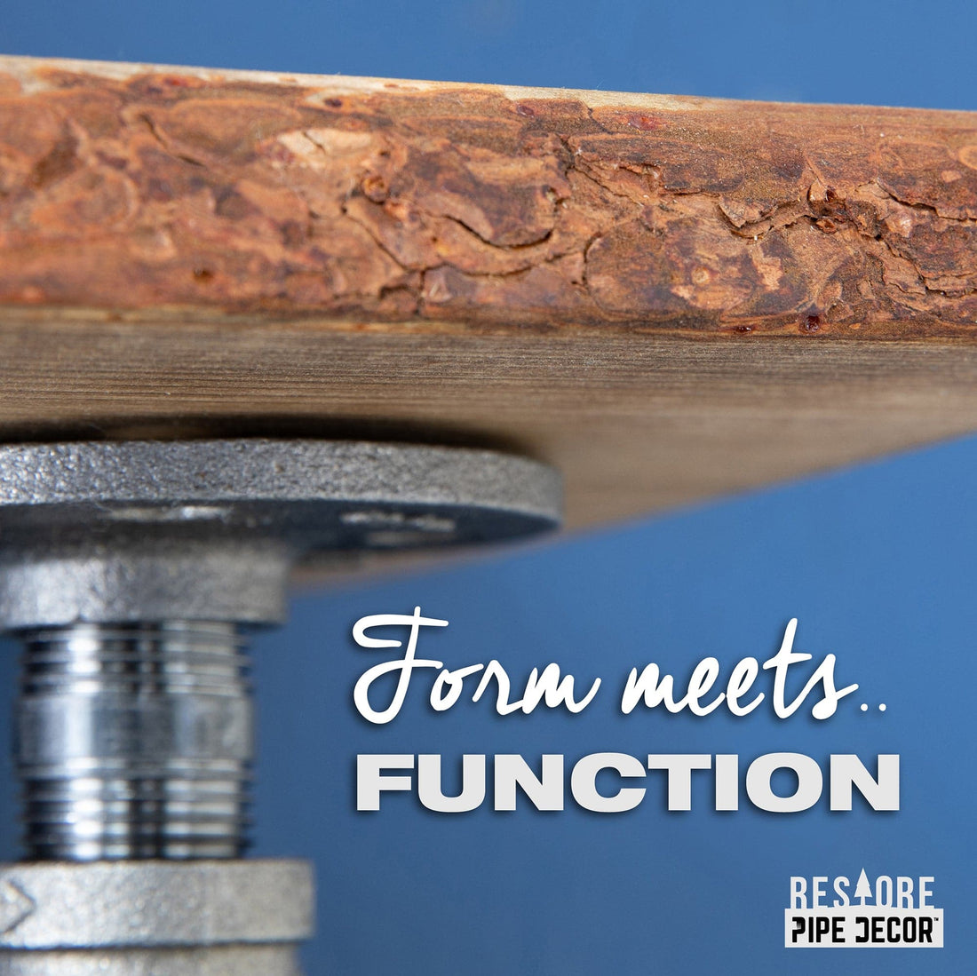 36” Sunset Cedar Live Edge Wood Shelf – L-Brackets (2-Pack)