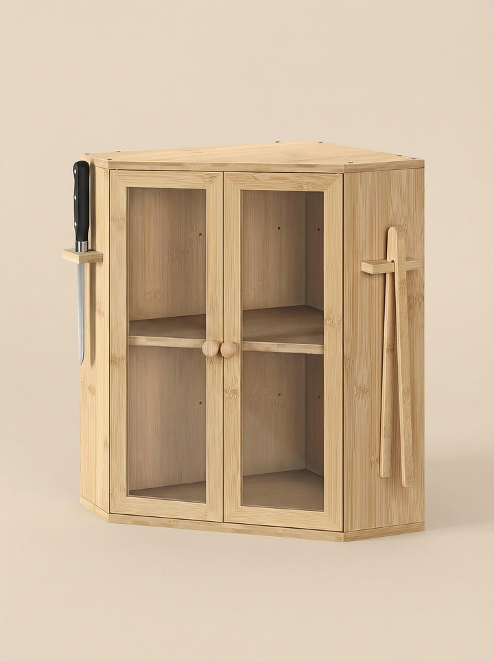 Bamboo Bread Box with Clear Doors