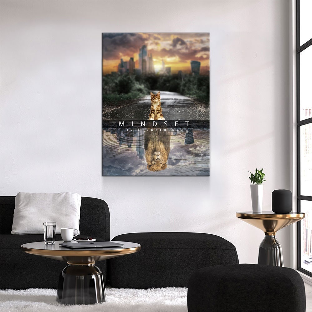 Mindset Is Everything Canvas Wall Art