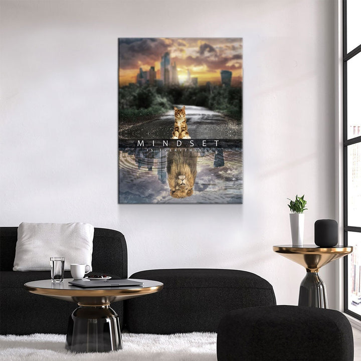 Mindset Is Everything Canvas Wall Art