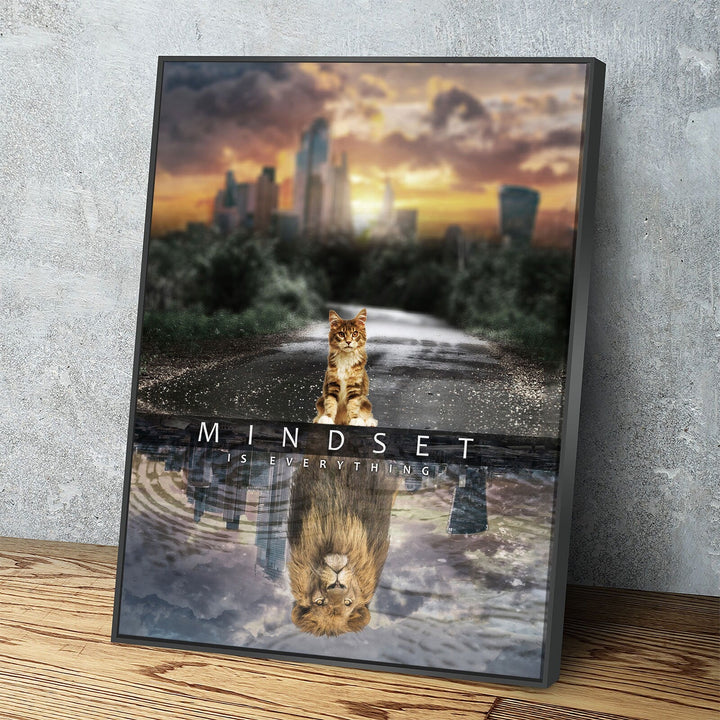 Mindset Is Everything Canvas Wall Art