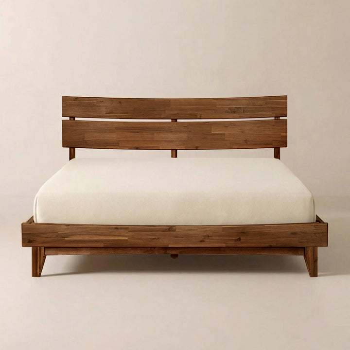 Aurora Solid Wood Bed Frame
