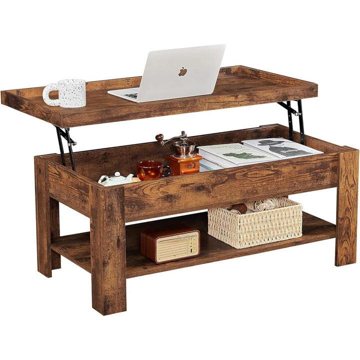 Modern Lift Top Coffee Table with Storage