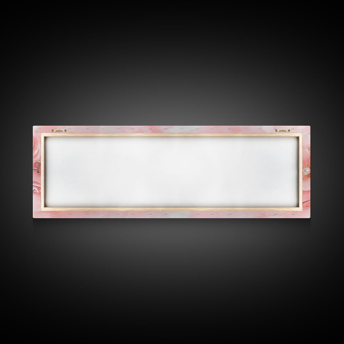 Cherry Blossom Canvas Print with Pearl Accents – Romantic Pink Wall Art