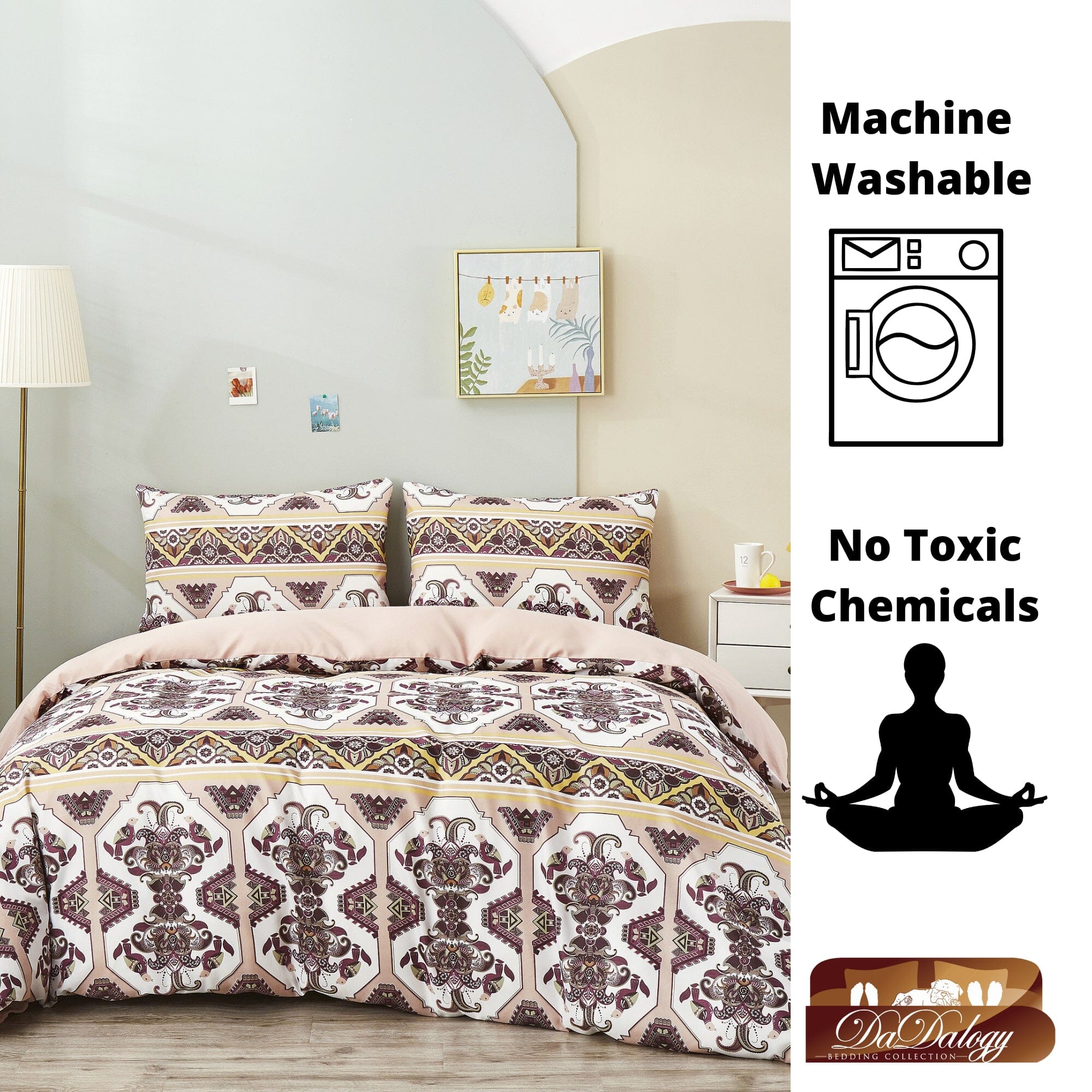 Majestic Oriental Kilim Duvet Cover Set – Royal Persian Design