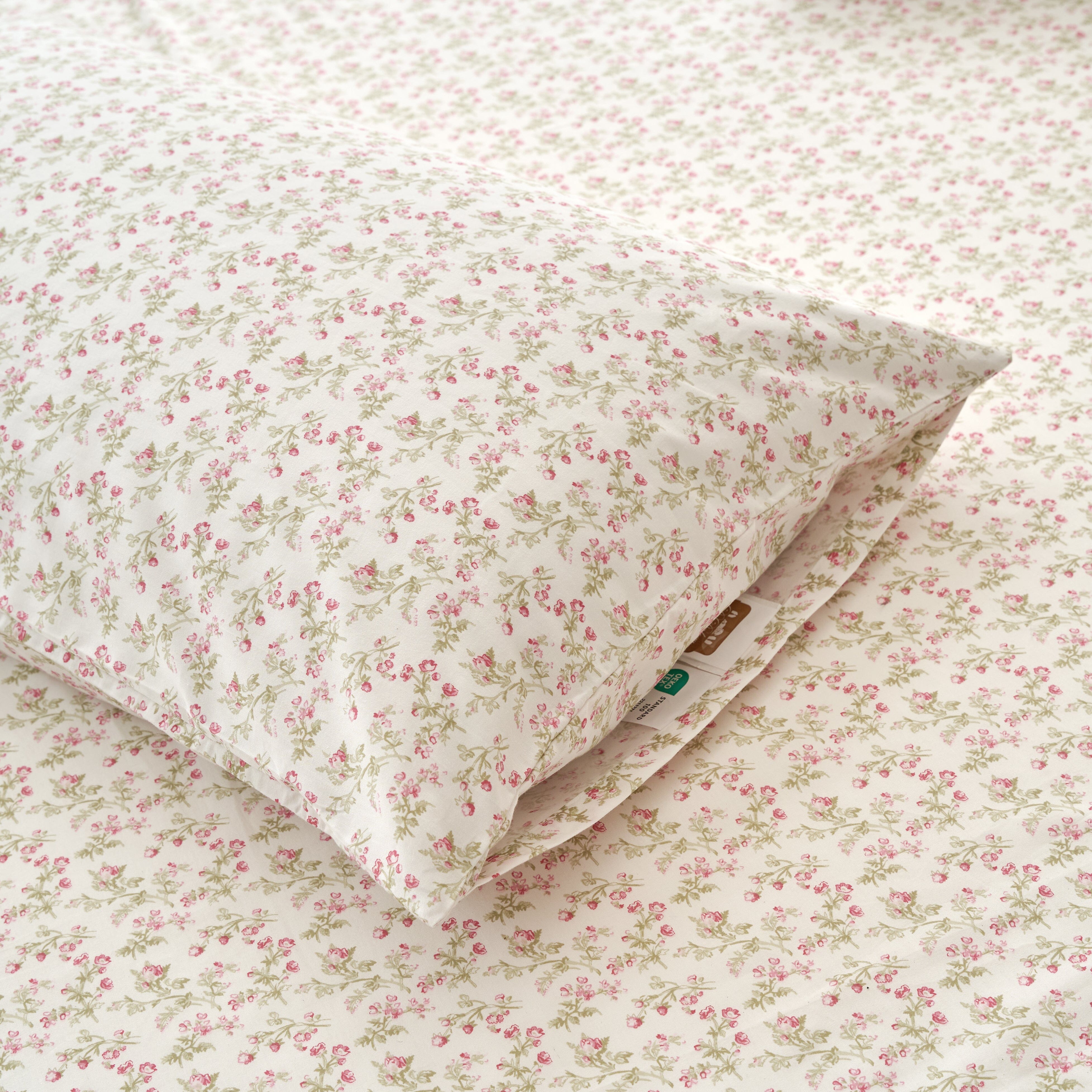 Romantic Coquette 100% Cotton Floral Sheet Set – Deep Pocket