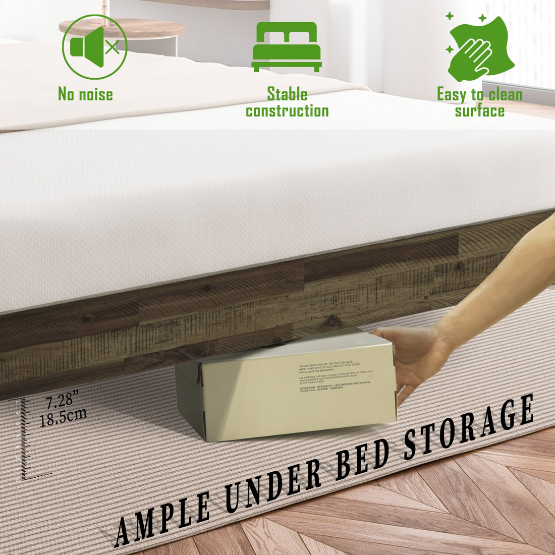 Sierra Solid Wood Bed Frame