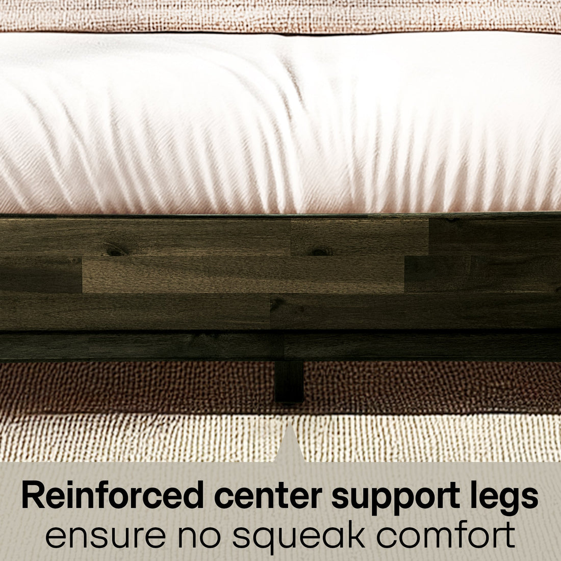Aurora Solid Wood Bed Frame