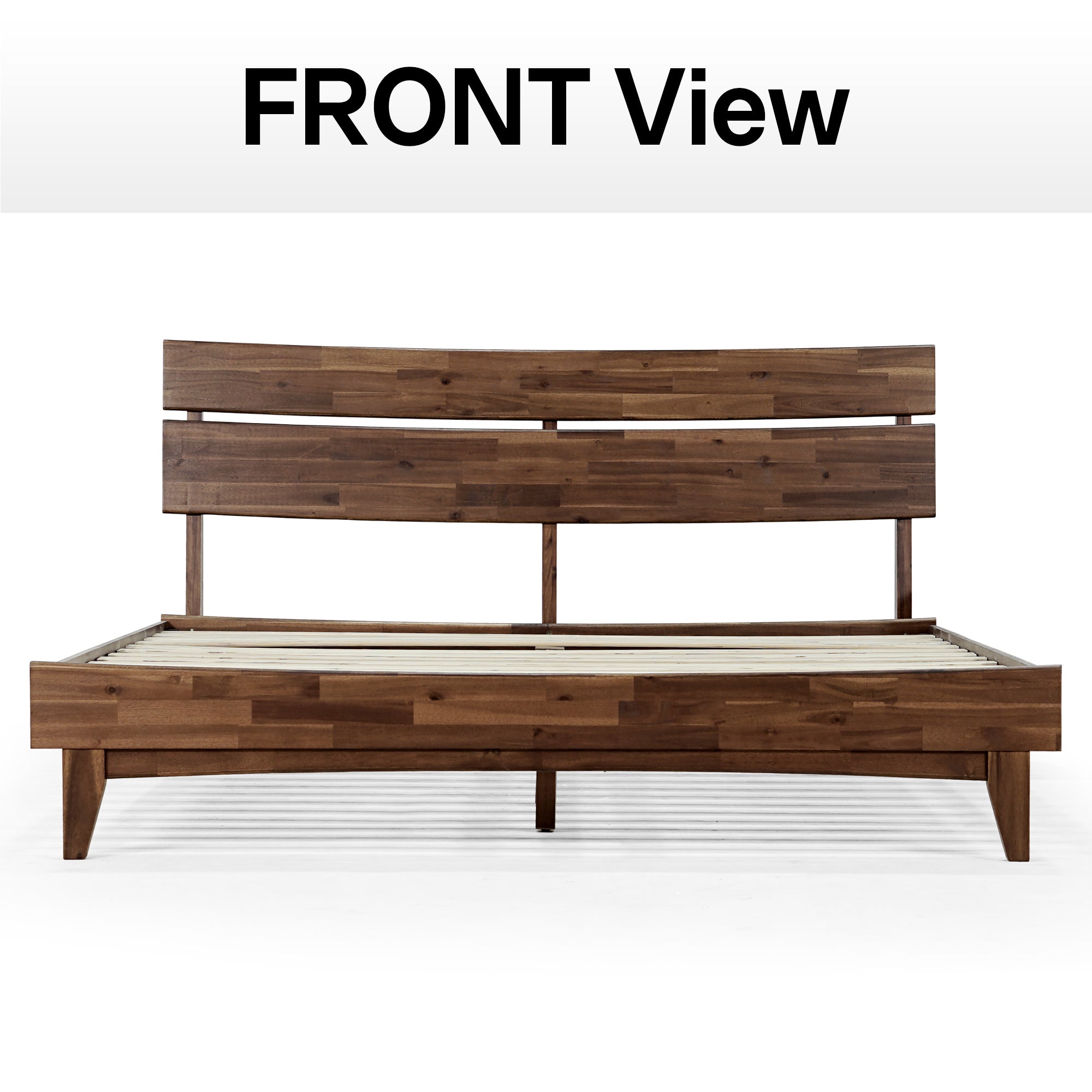 Aurora Solid Wood Bed Frame