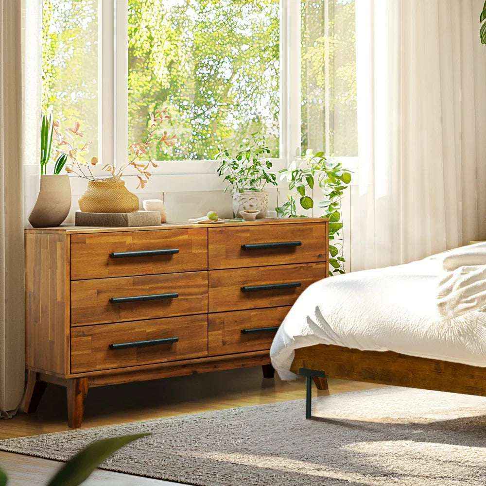 Acacia Legacy Solid Wood Dresser – Timeless Elegance