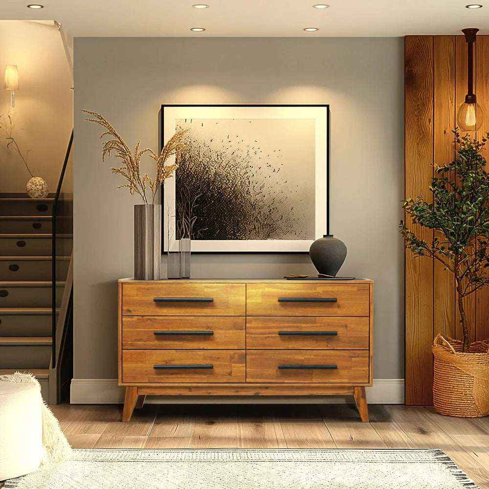 Acacia Legacy Solid Wood Dresser – Timeless Elegance