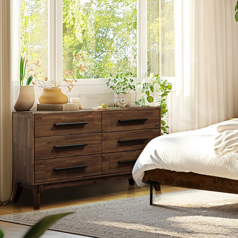 Acacia Legacy Solid Wood Dresser – Timeless Elegance