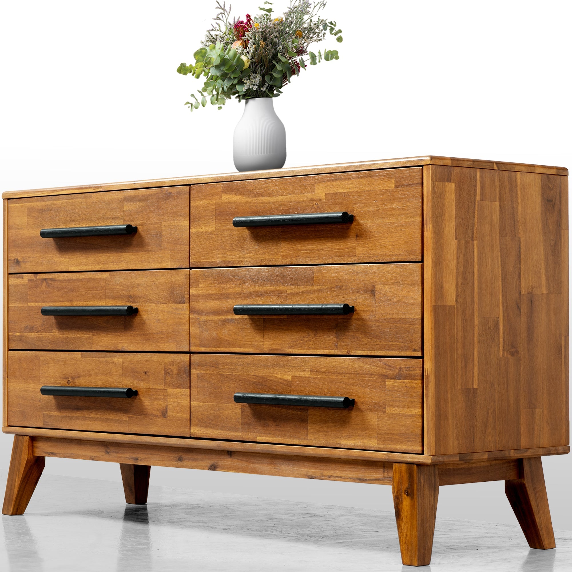 Acacia Legacy Solid Wood Dresser – Timeless Elegance