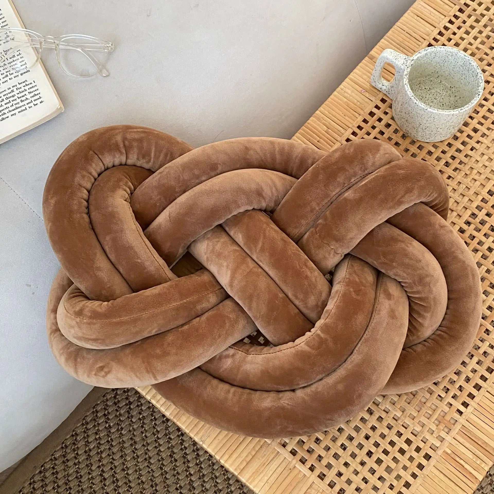 DecorBites™ Knotted Ring Throw Pillow Set