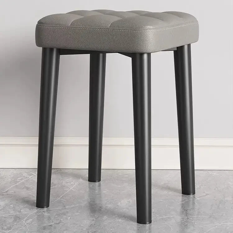DecorBites™ Low Square Stool Bench for Dining Kitchen Portable Table Furniture