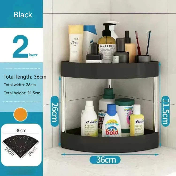 DecorBites™ 5-Tier Rolling Cart Storage Rack for Kitchen & Bathroom Organizing