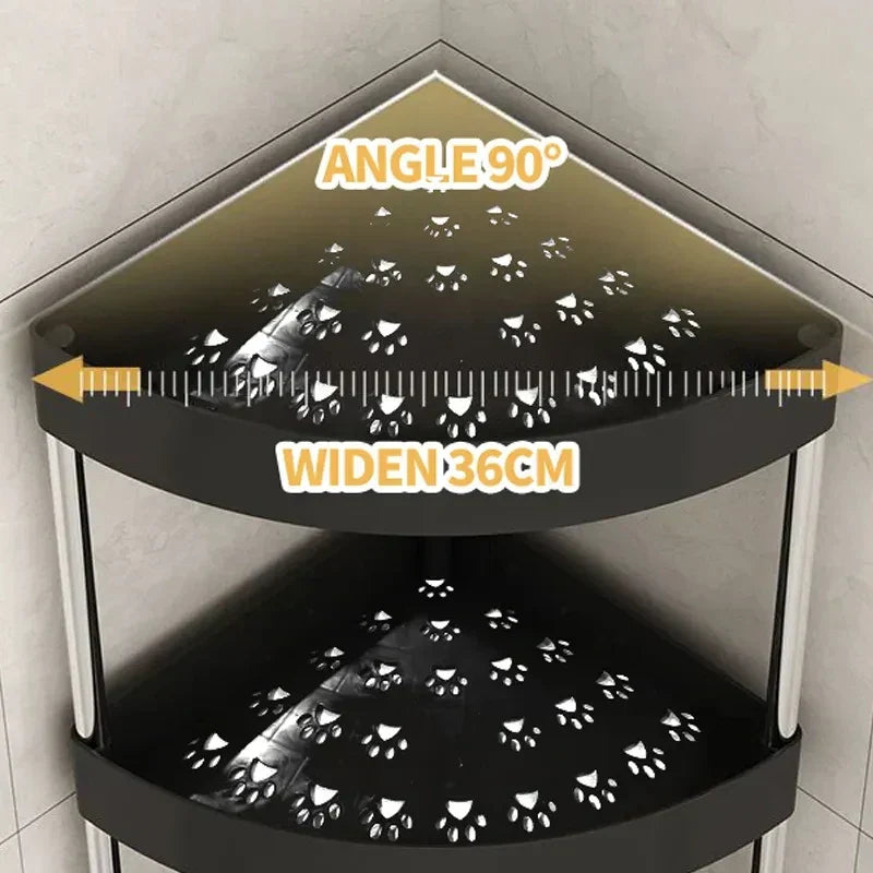 DecorBites™ 5-Tier Rolling Cart Storage Rack for Kitchen & Bathroom Organizing