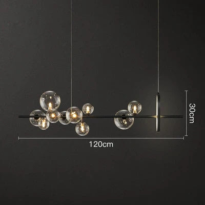 LED Glass Ball Pendant Lamp – Contemporary Elegant Home Lighting