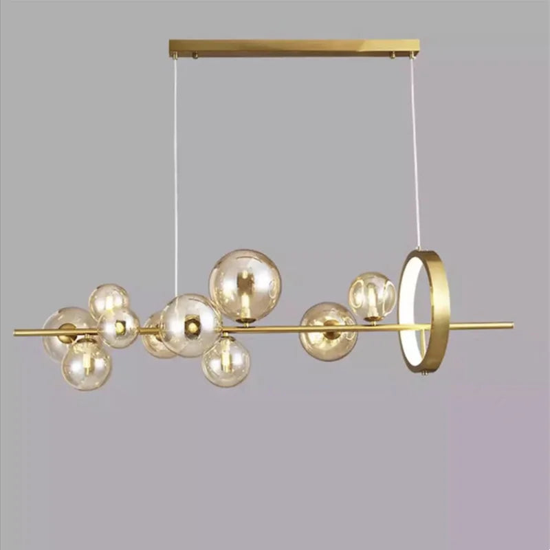 LED Glass Ball Pendant Lamp – Contemporary Elegant Home Lighting