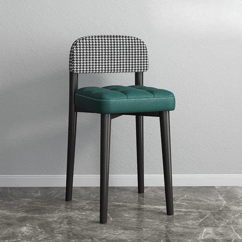 DecorBites™ Low Square Stool Bench for Dining Kitchen Portable Table Furniture