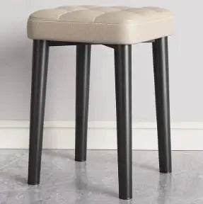 DecorBites™ Low Square Stool Bench for Dining Kitchen Portable Table Furniture