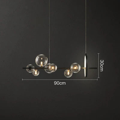 LED Glass Ball Pendant Lamp – Contemporary Elegant Home Lighting