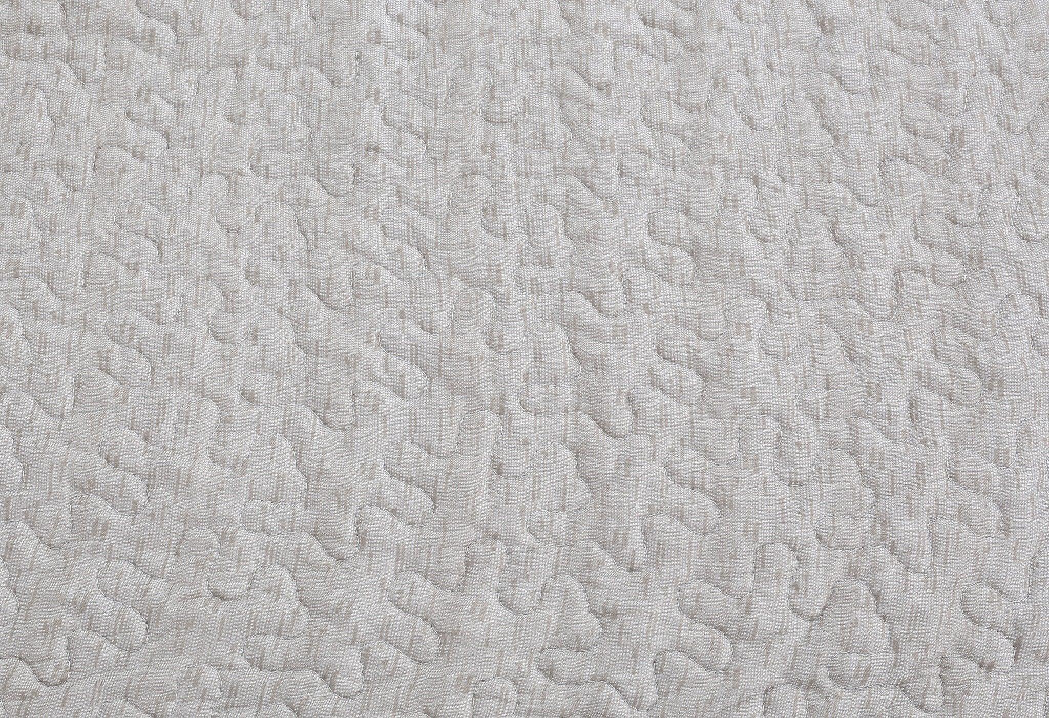 Rustic Grey Mosaic Medallion Reversible Quilted Bedspread Set (SD16299)