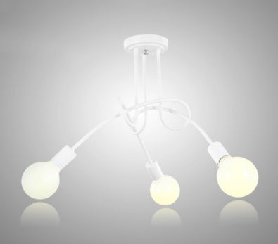 Minimalist Iron Tube Ceiling Lamp – Creative Chandelier