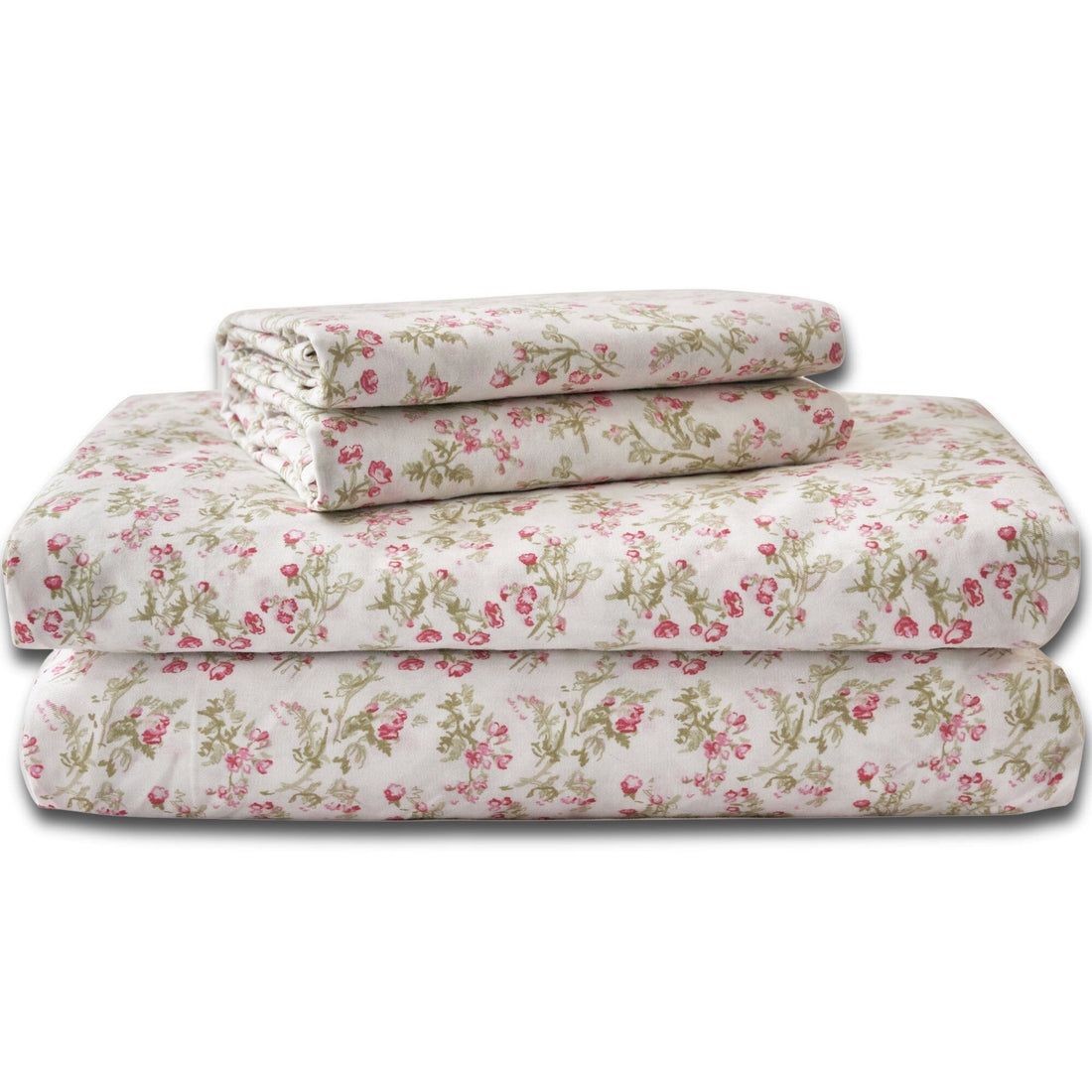 Romantic Coquette 100% Cotton Floral Sheet Set – Deep Pocket