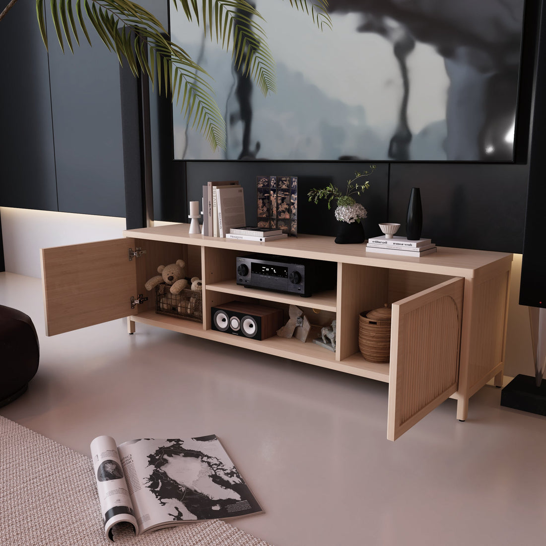 Bamboo TV Media Console