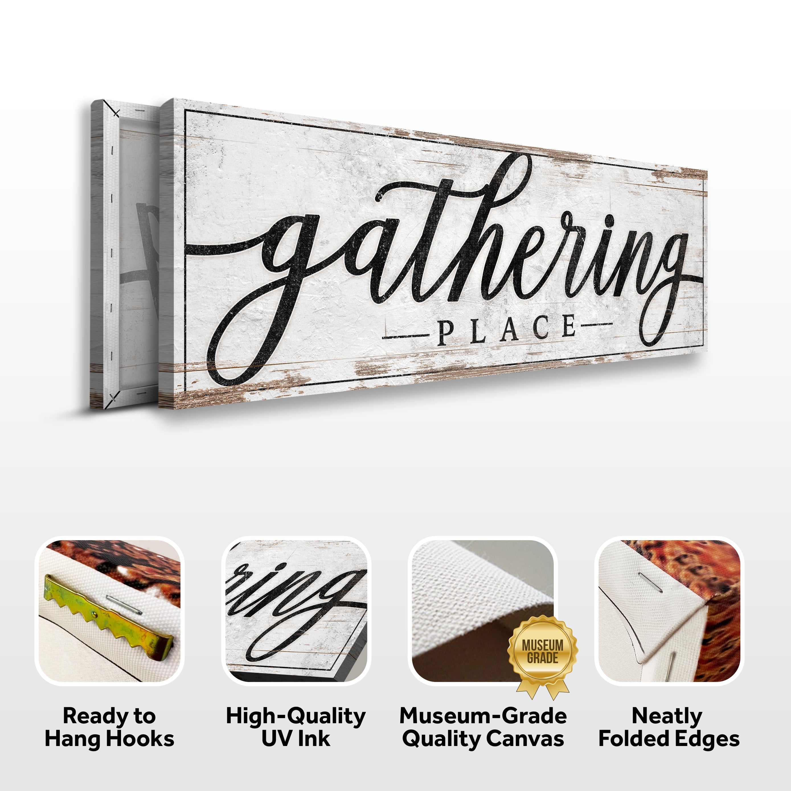 “Gathering Place” Kitchen & Dining Wall Canvas