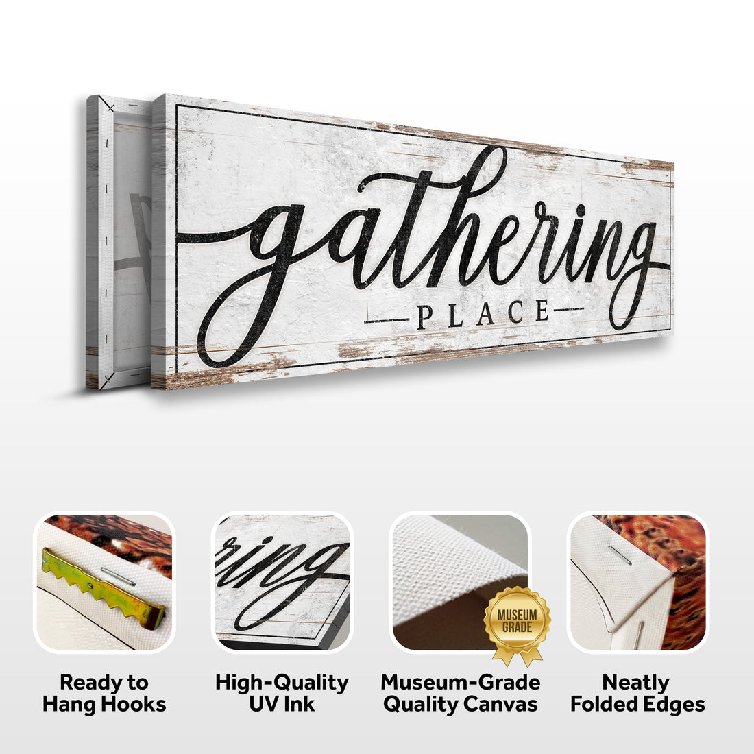 “Gathering Place” Kitchen & Dining Wall Canvas