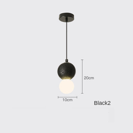 Nordic Cement Terrazzo Small Chandelier – Modern Restaurant & Bar Lamp