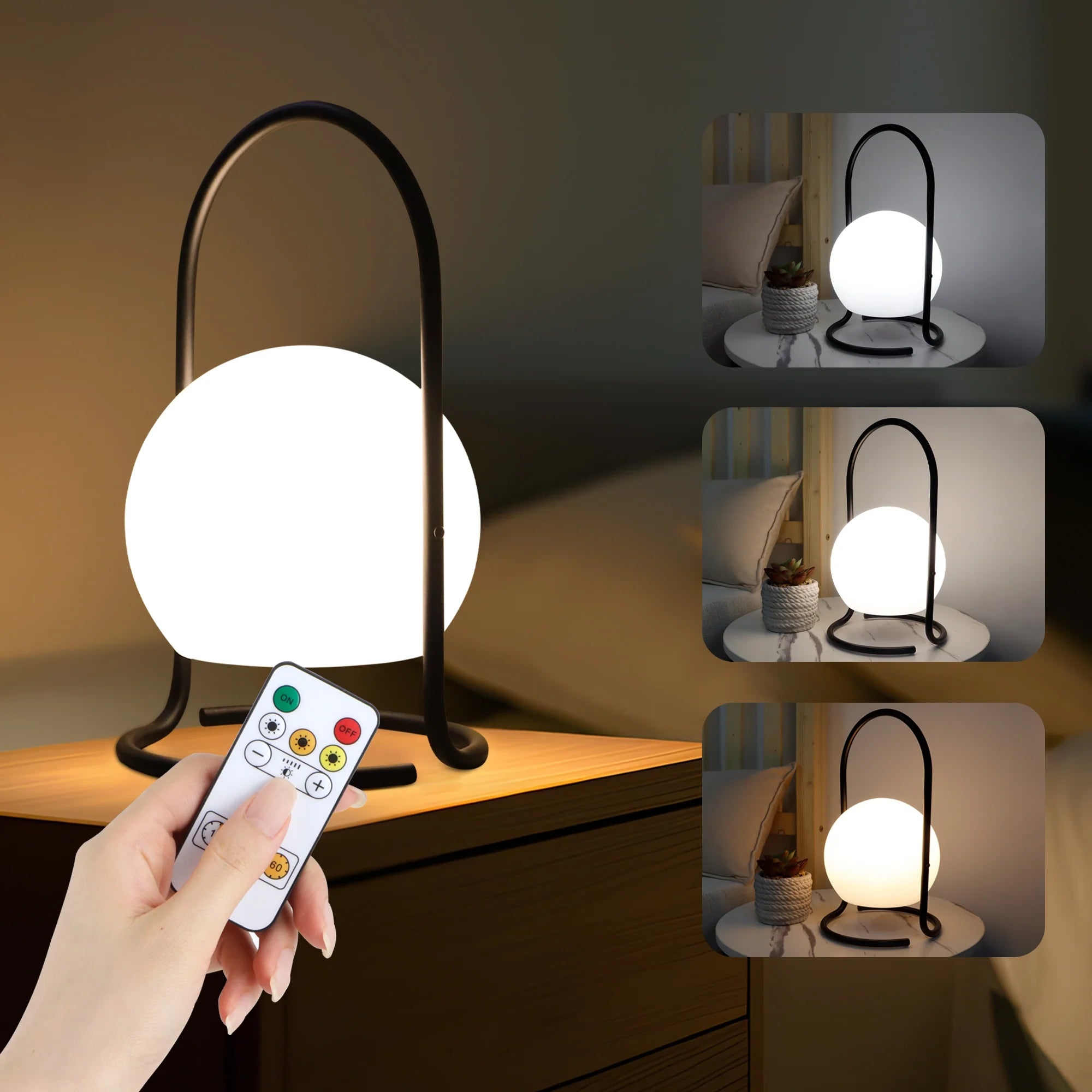 2600mAh Portable waterproof Rechargeable Table Lamp