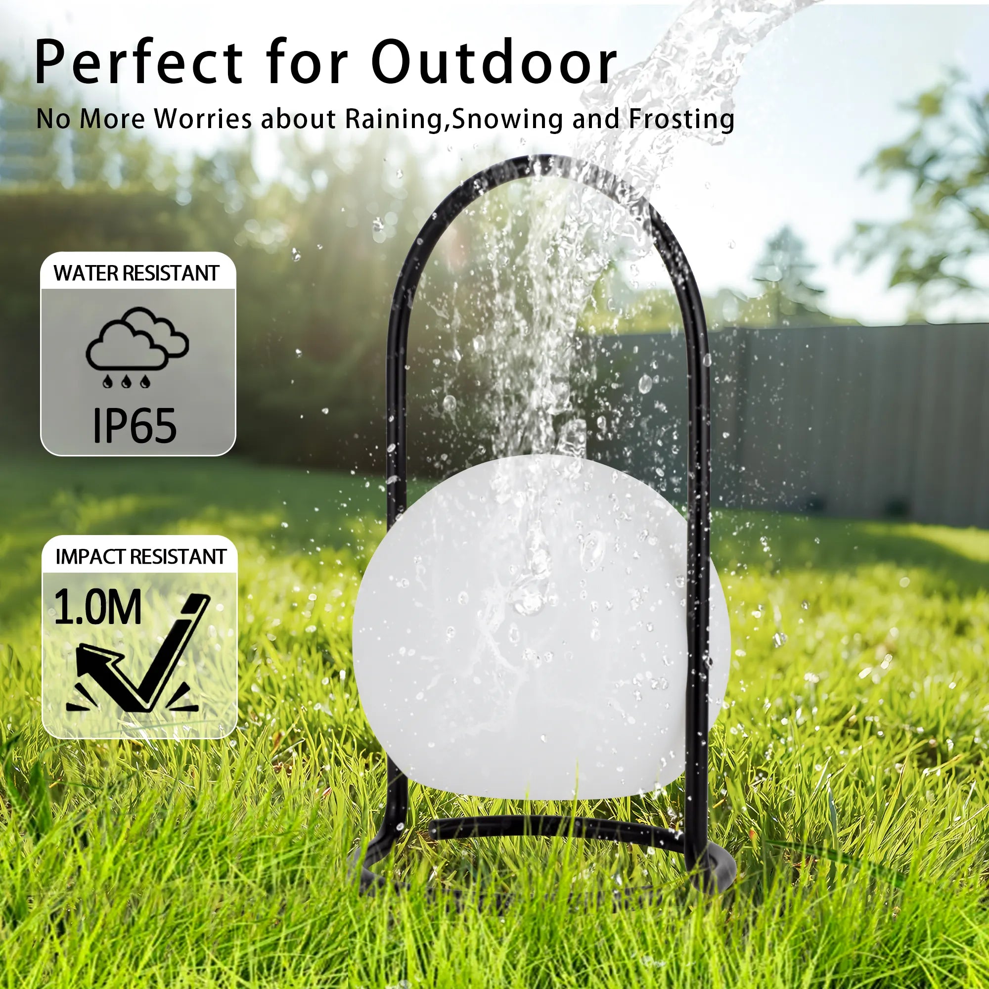 2600mAh Portable waterproof Rechargeable Table Lamp